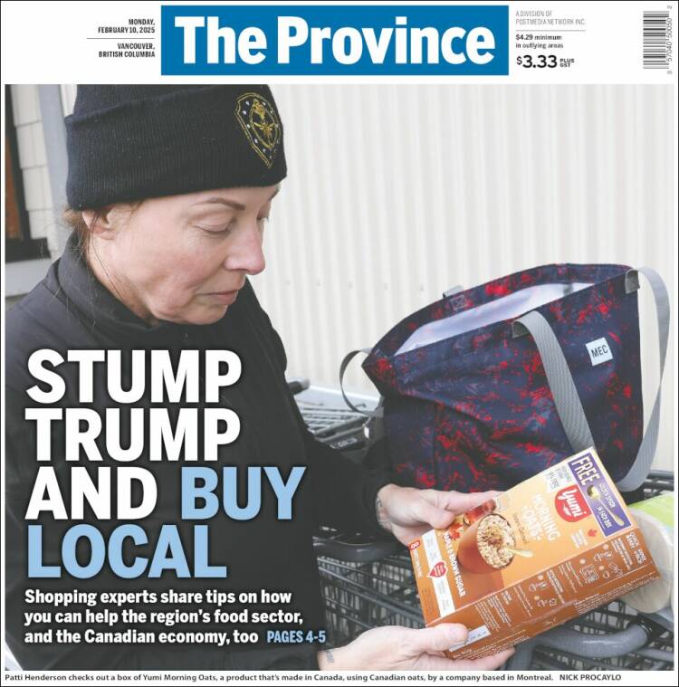 Portada de The Province (Canada)