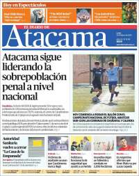 Portada de Diario de Atacama (Chile)