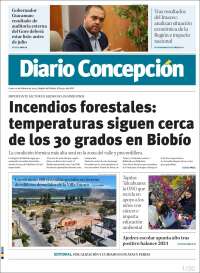 Portada de Diario de Concepción (Chili)