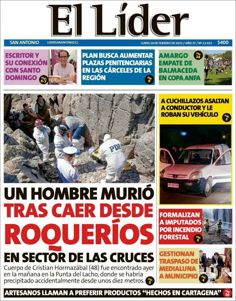 Portada de Lider de San Antonio (Chile)