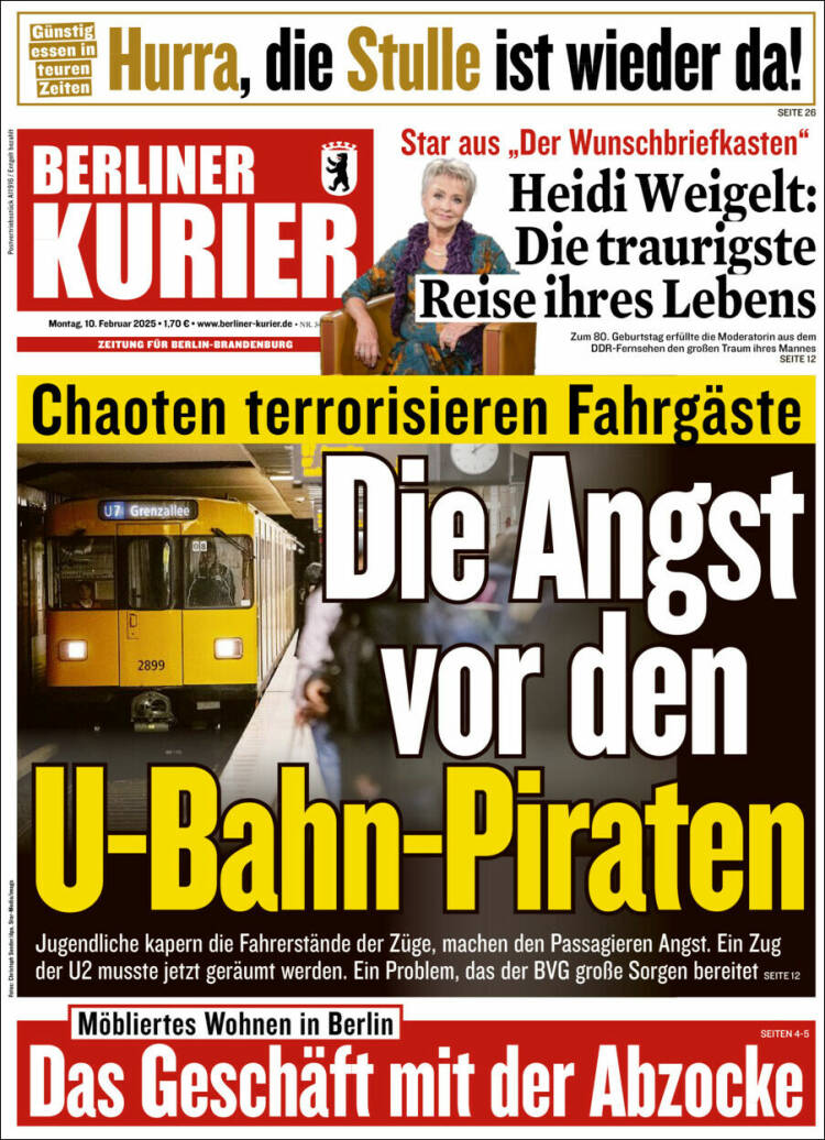 Portada de Berliner Kurier - Startseite BK (Germany)