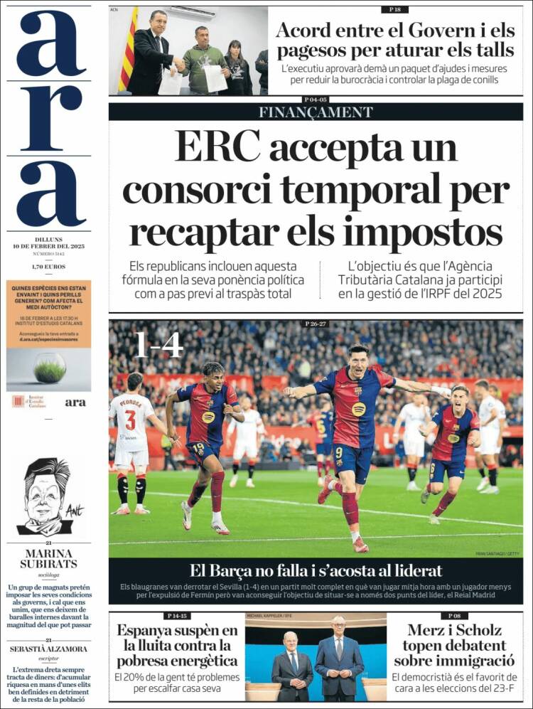 Portada de Ara (Espagne)