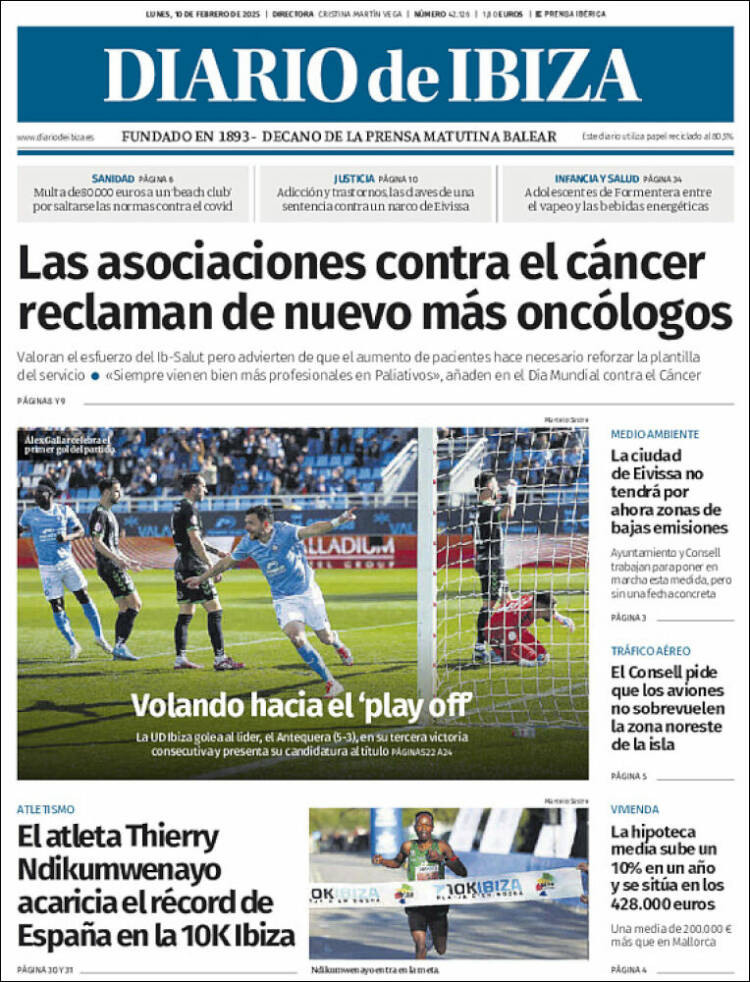 Portada de Diario de Ibiza (Spain)