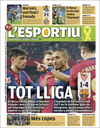 Portada de L'Esportiu (Espagne)