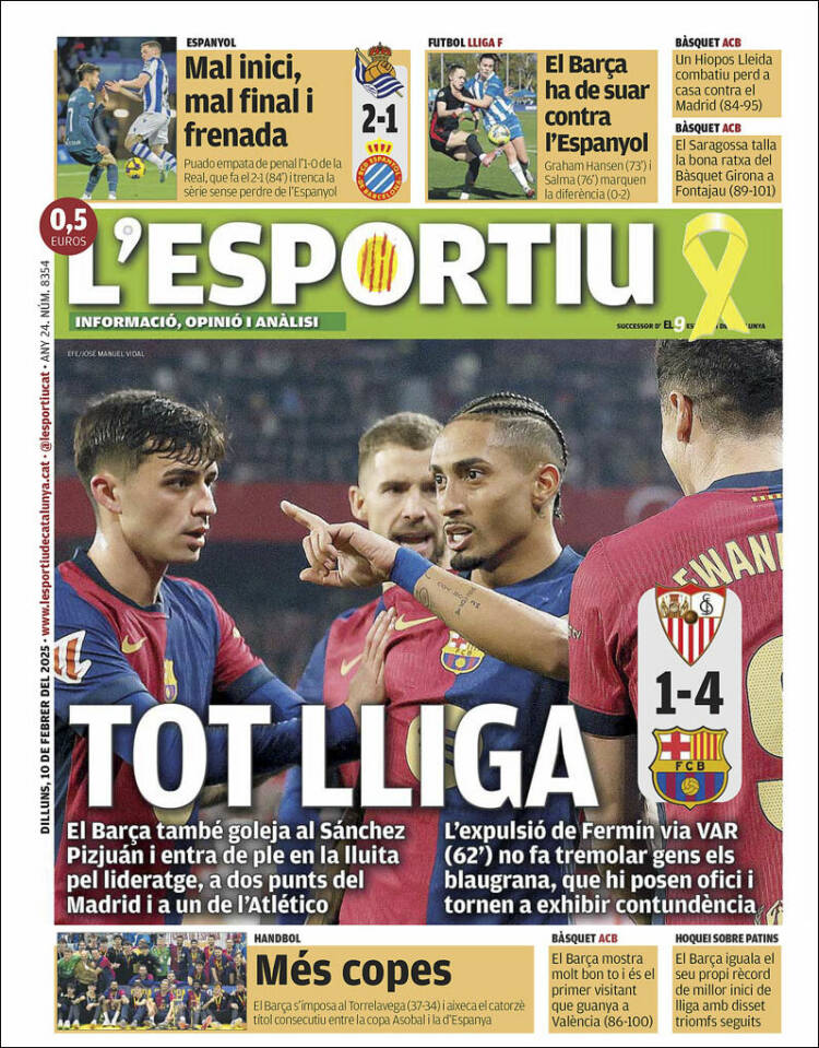 Portada de L'Esportiu (España)