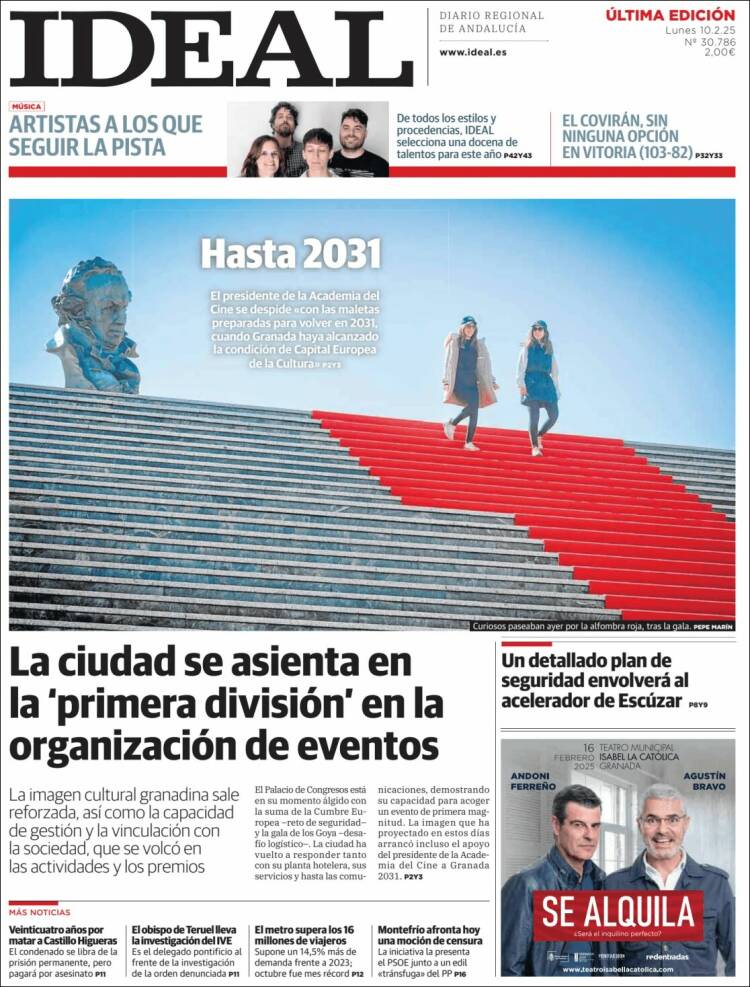 Portada de Ideal (Espagne)