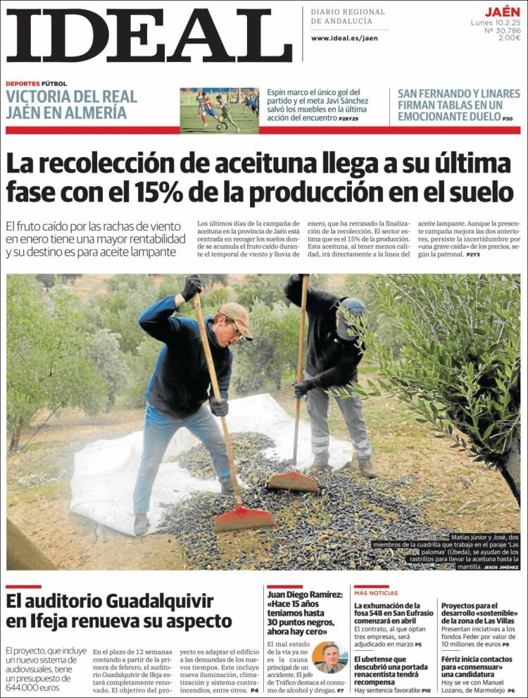 Portada de El Ideal de Jaén (España)