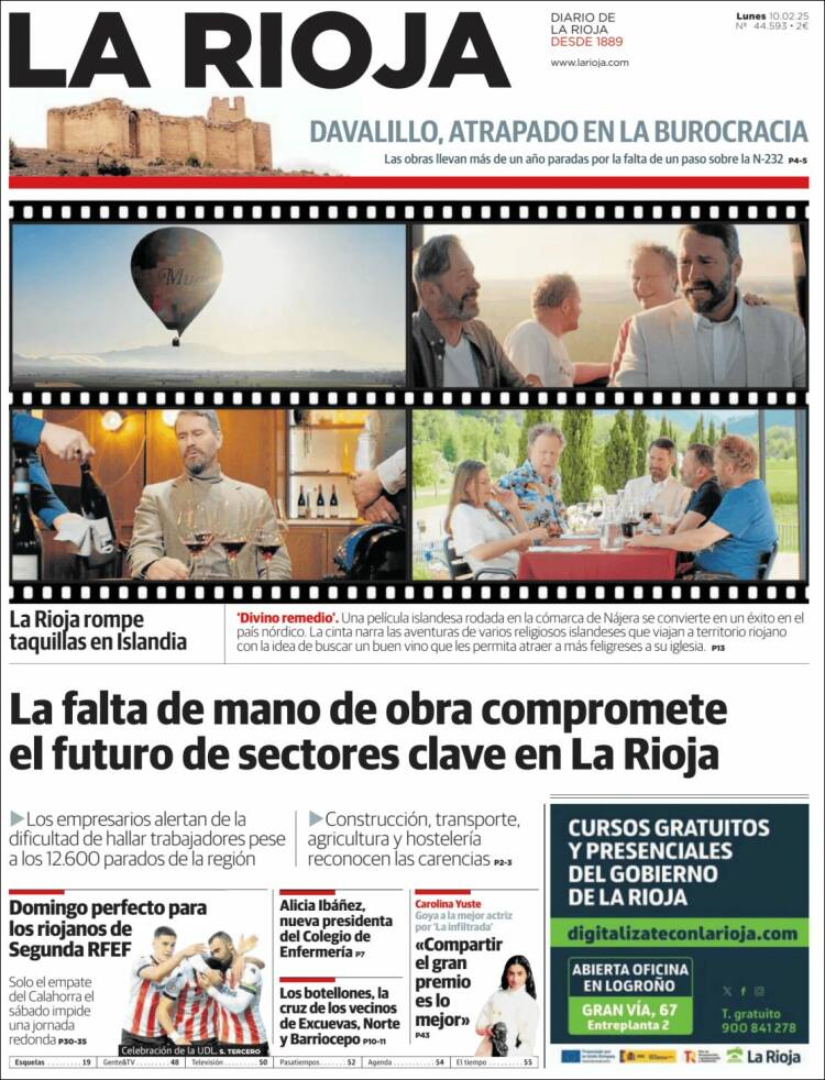 Portada de La Rioja (Espagne)