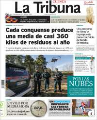 Portada de La Tribuna de Cuenca (Spain)