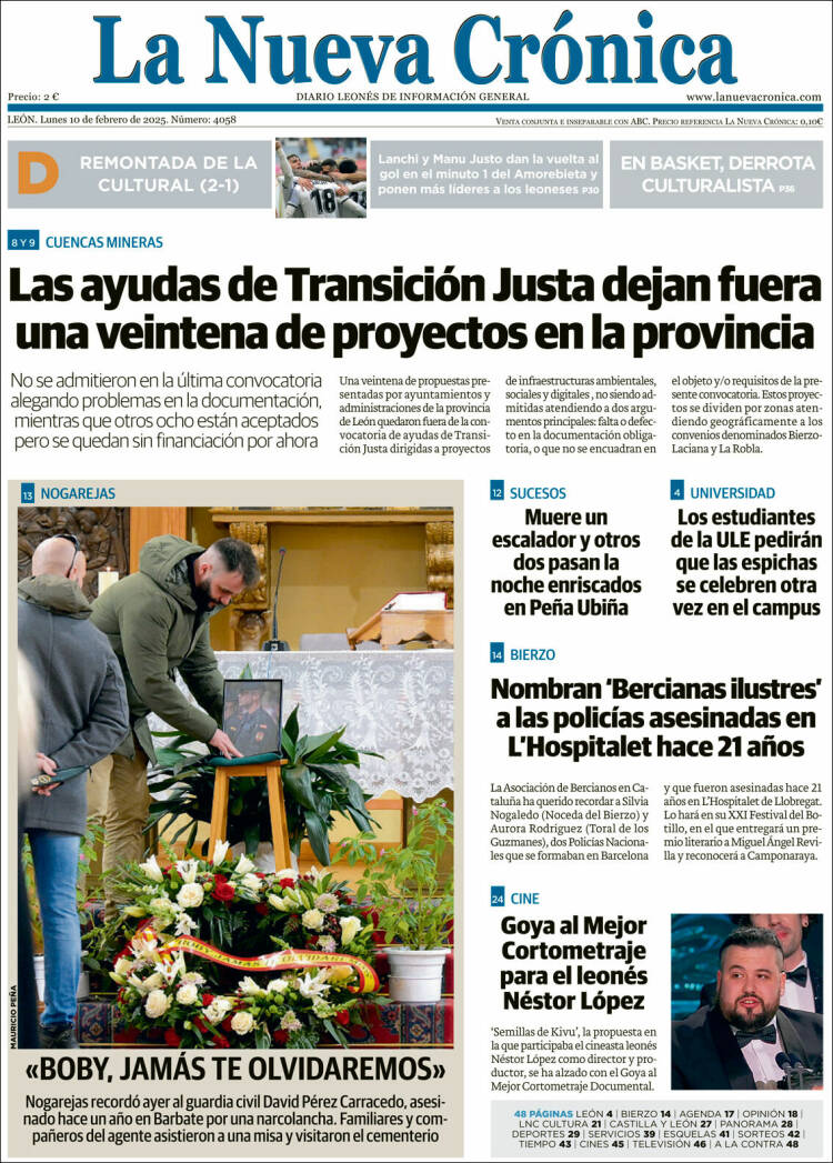 Portada de La Nueva Crónica (Espagne)