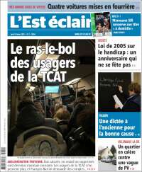 Portada de L'Est Eclair (France)