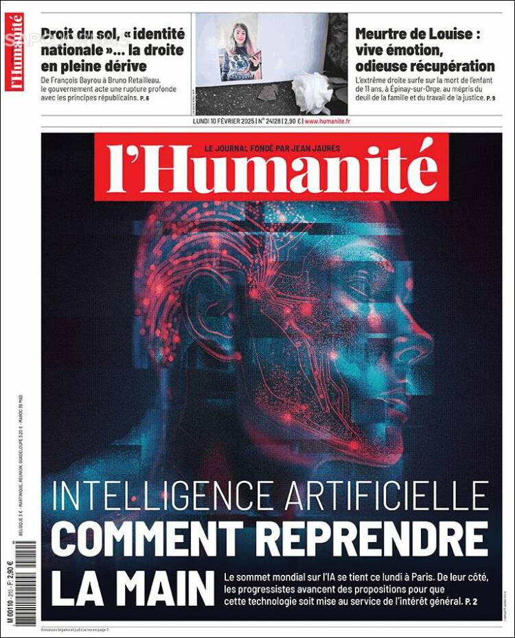 Portada de l'Humanite (France)