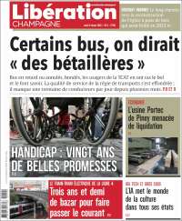 Portada de Libération Champagne (France)