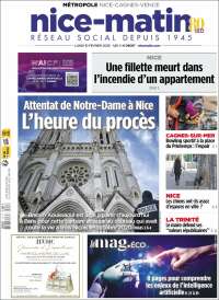 Portada de Nice-Matin (Francia)