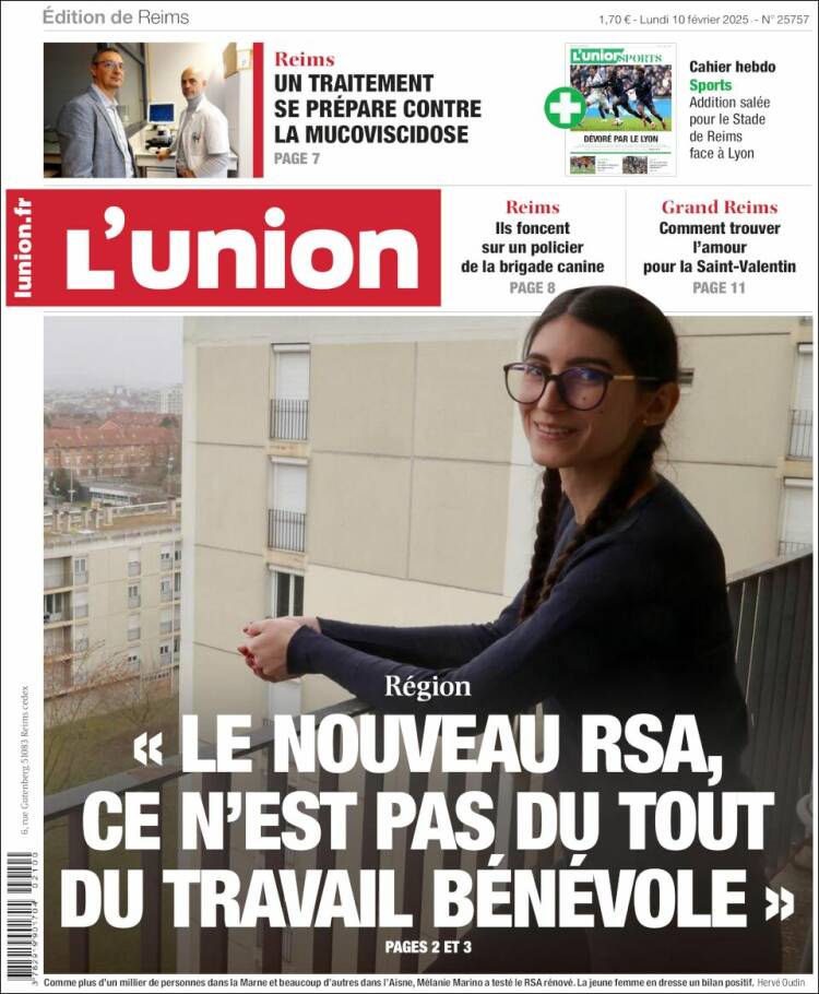 Portada de L'Union (France)