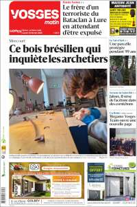 Portada de Vosges Matin (France)