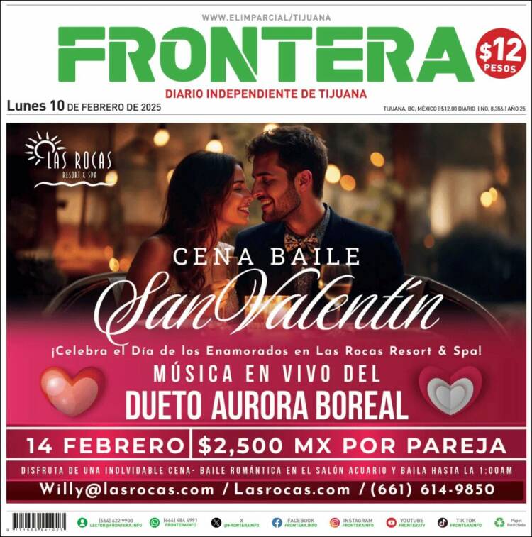 Portada de Frontera (Mexique)