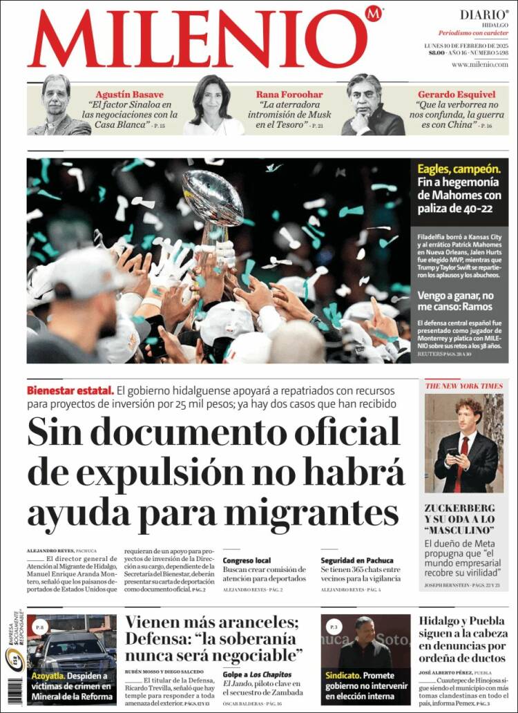 Portada de Milenio de Hidalgo (Mexique)