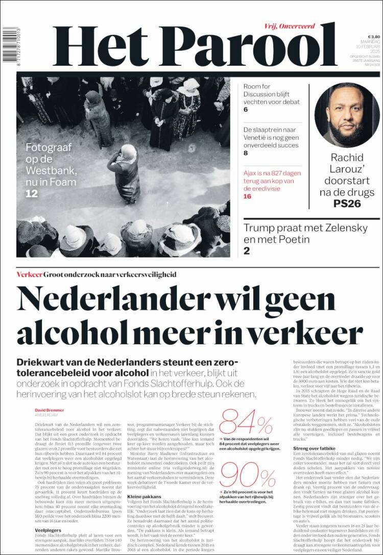 Portada de Het Parool (Netherlands)