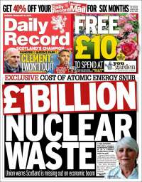 Portada de Daily Record (United Kingdom)