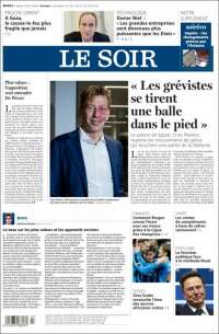 Portada de Le Soir (Belgium)