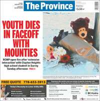 Portada de The Province (Canada)