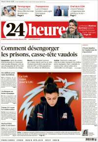 Portada de 24 Heures (Suisse)