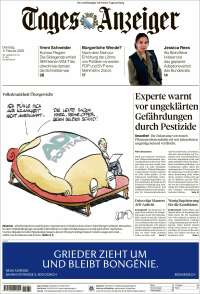 Portada de Tages-Anzeiger (Suisse)