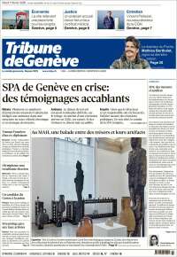 Portada de La Tribune de Genève (Suisse)