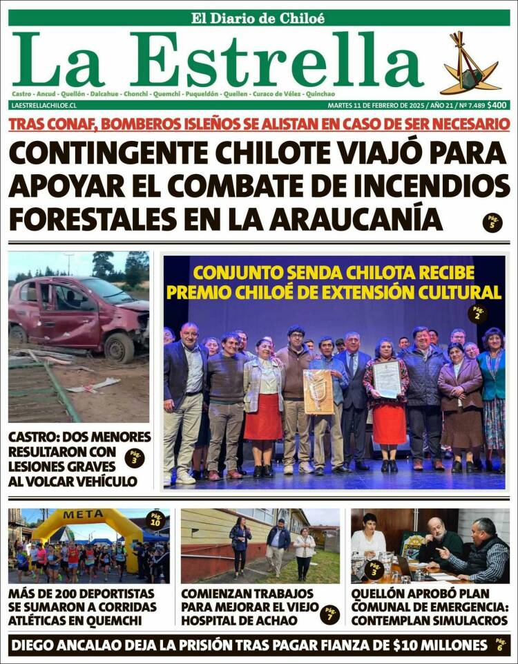 Portada de Estrella de Chiloé (Chile)