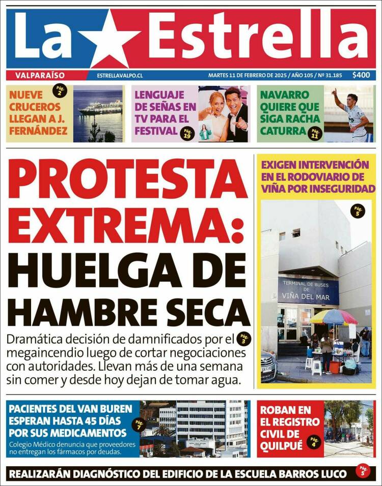 Portada de Estrella de Valparaiso (Chile)