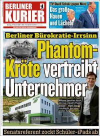 Portada de Berliner Kurier - Startseite BK (Allemagne)