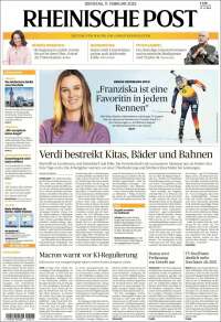 Portada de Rheinische Post (Alemania)