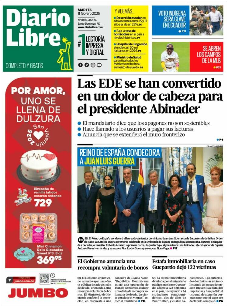 Portada de Diario Libre (Dominican Rep.)