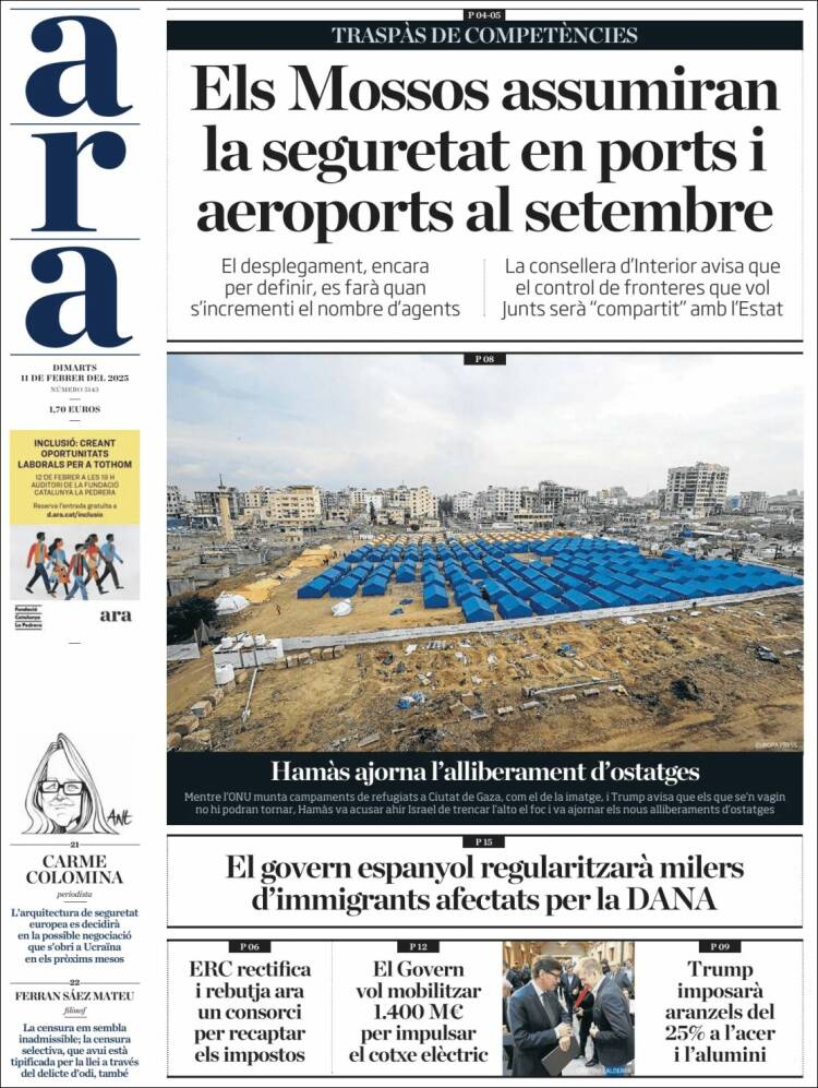 Portada de Ara (Spain)