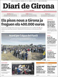 Portada de Diari de Girona (Espagne)