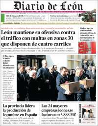 Portada de Diario de León (España)