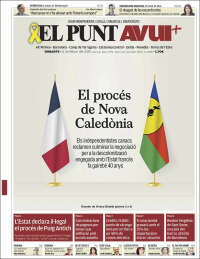 Portada de El Punt Avui (Espagne)