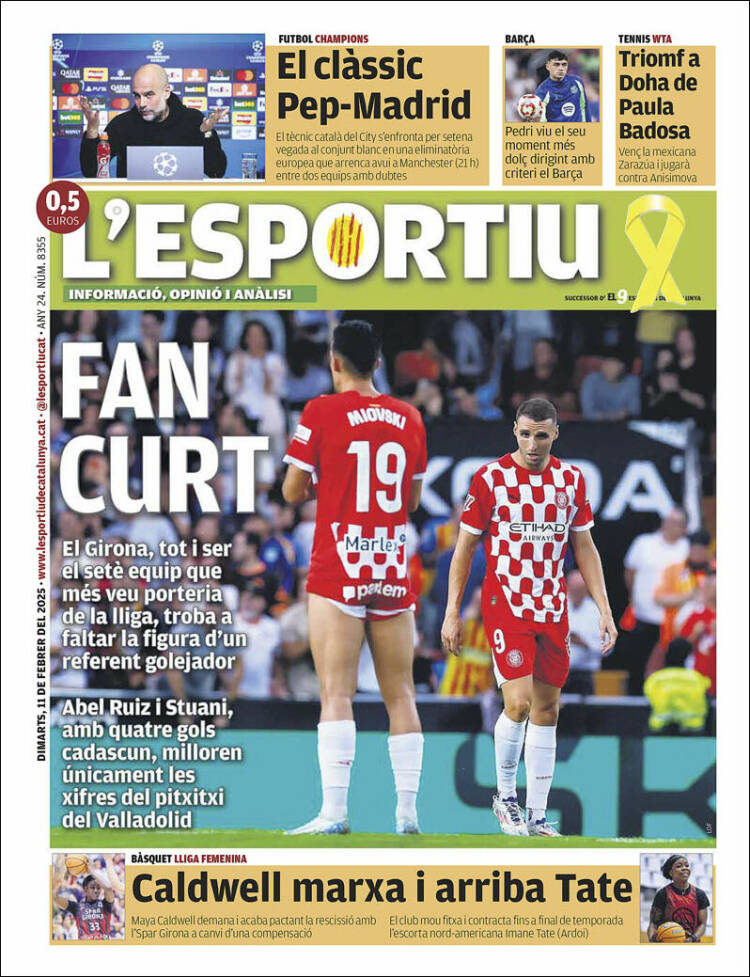 Portada de L'Esportiu : Girona (Espagne)