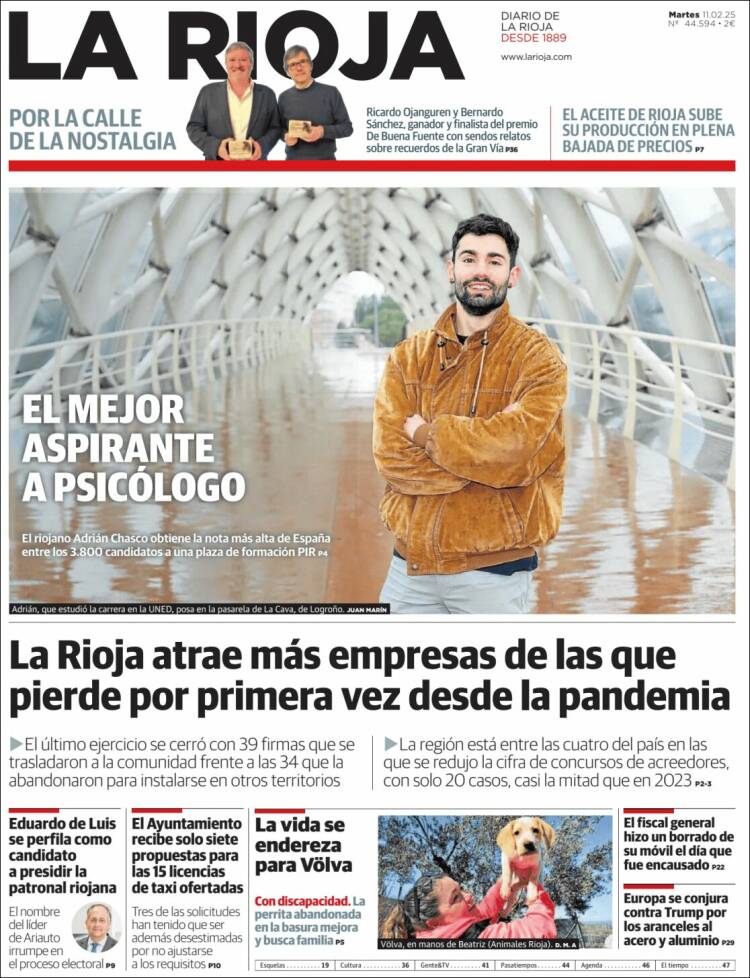 Portada de La Rioja (España)