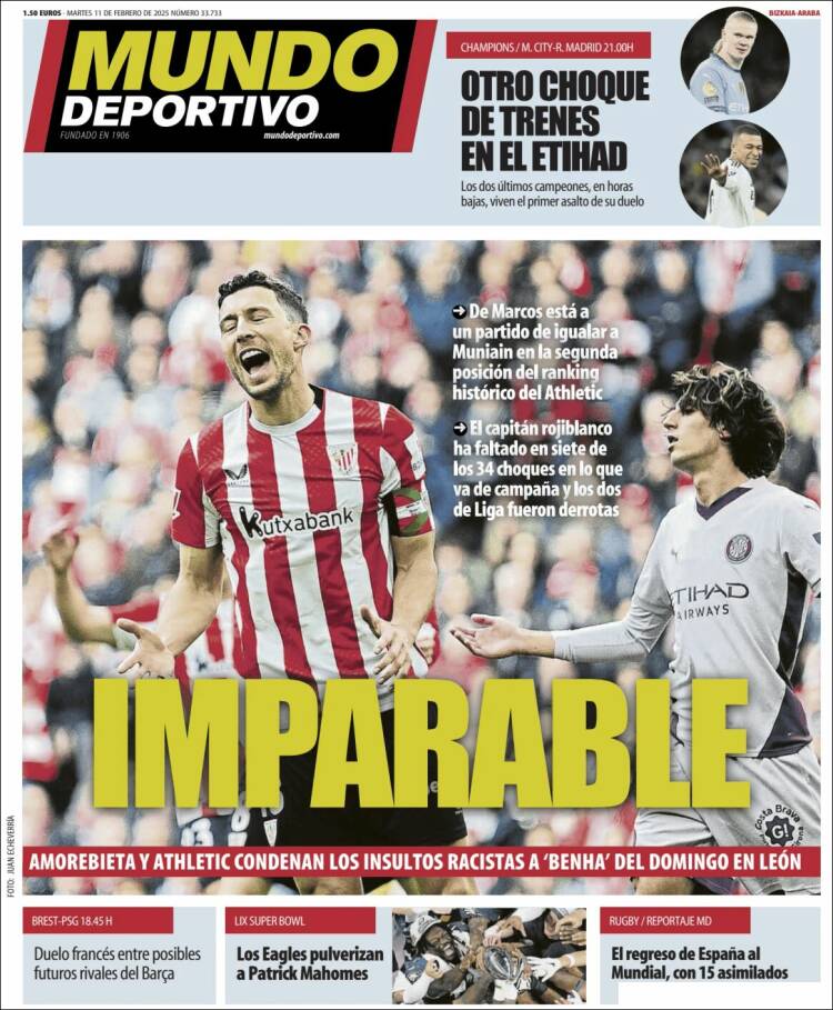 Portada de Mundo Deportivo Bizkaia (Espagne)