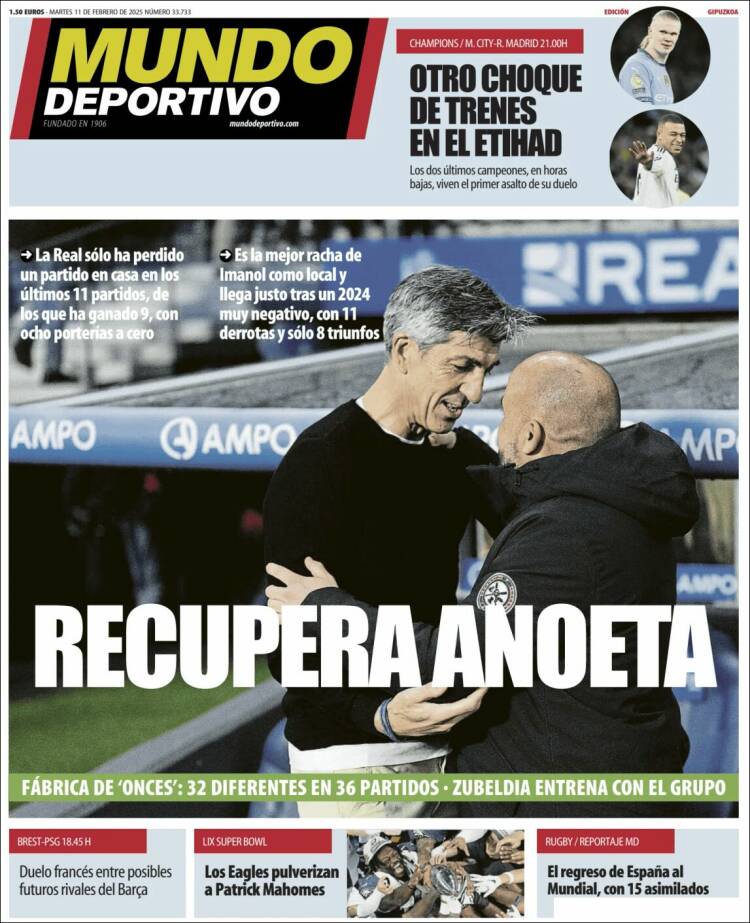 Portada de Mundo Deportivo Gipuzkoa (Spain)