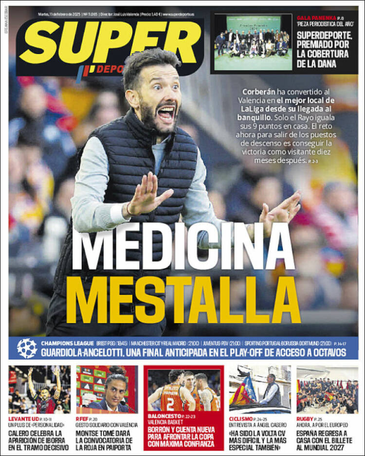 Portada de Superdeporte (Espagne)