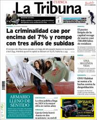 Portada de La Tribuna de Cuenca (Spain)