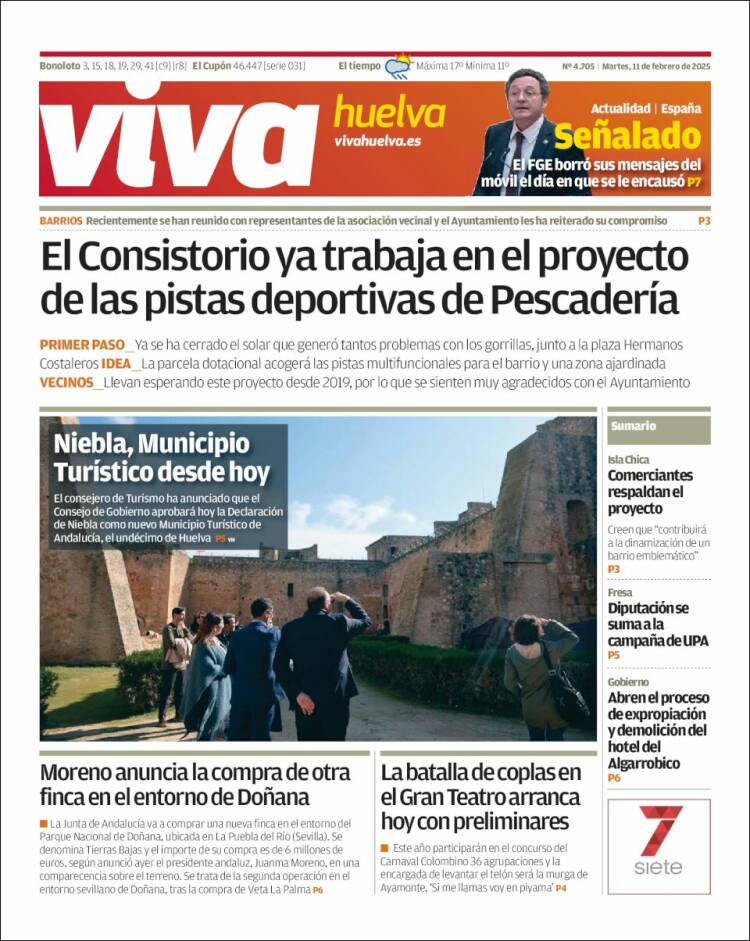 Portada de Viva Huelva (Spain)