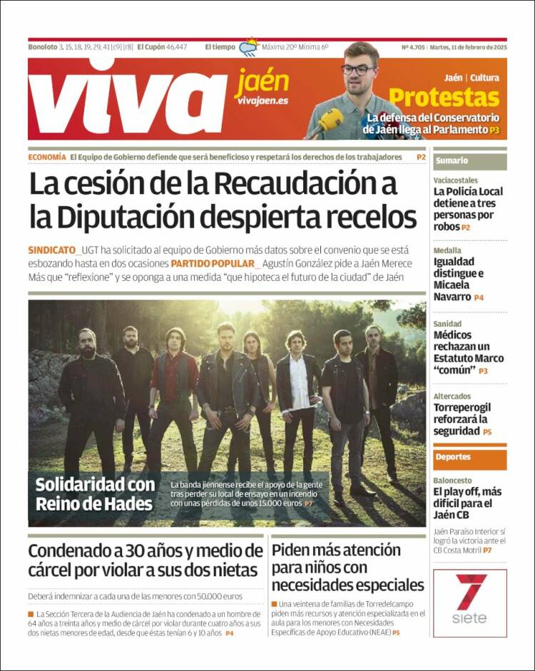 Portada de Viva Jaén (España)