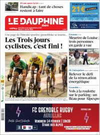 Portada de Le Dauphiné Libéré (Francia)