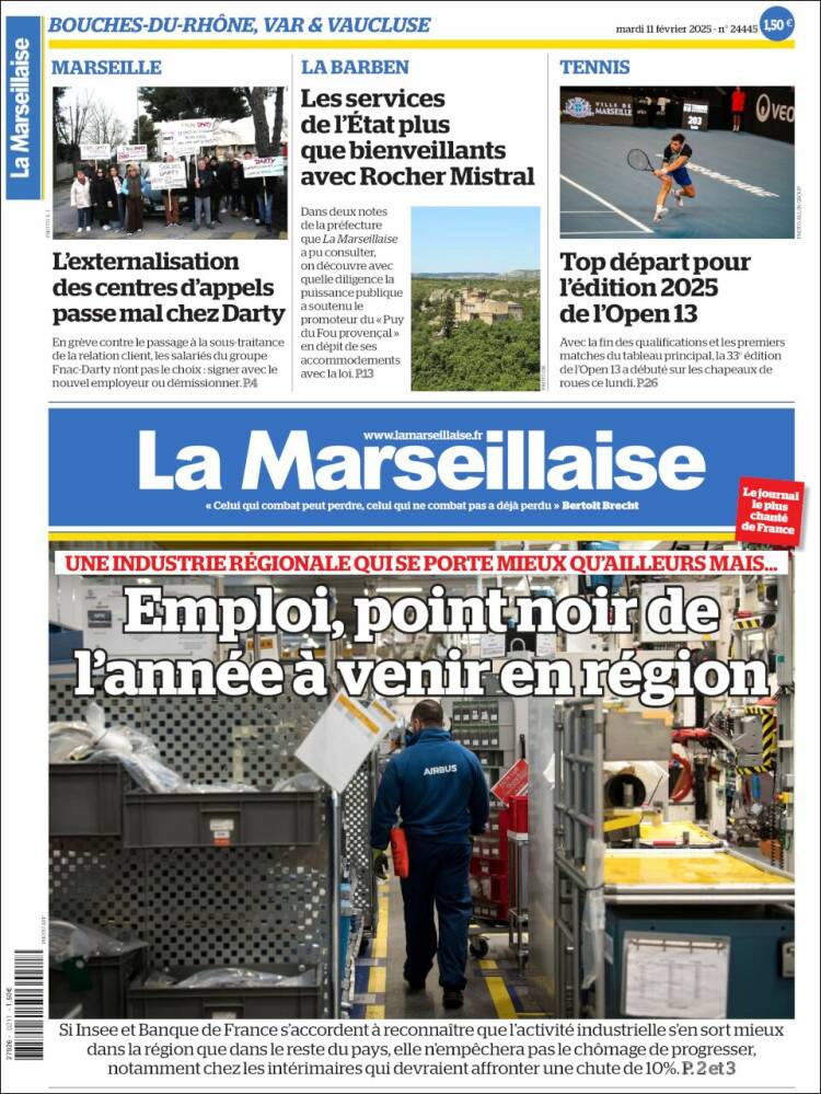 Portada de La Marseillaise (France)