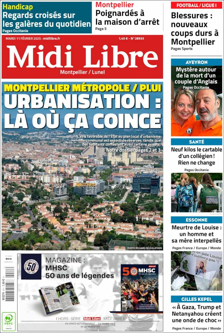 Portada de Midi Libre (France)