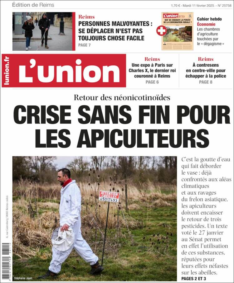 Portada de L'Union (France)